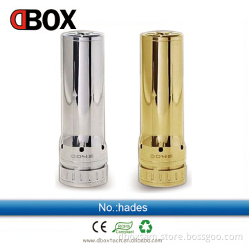 Gold and Silver 26650 Battery Hades Mod